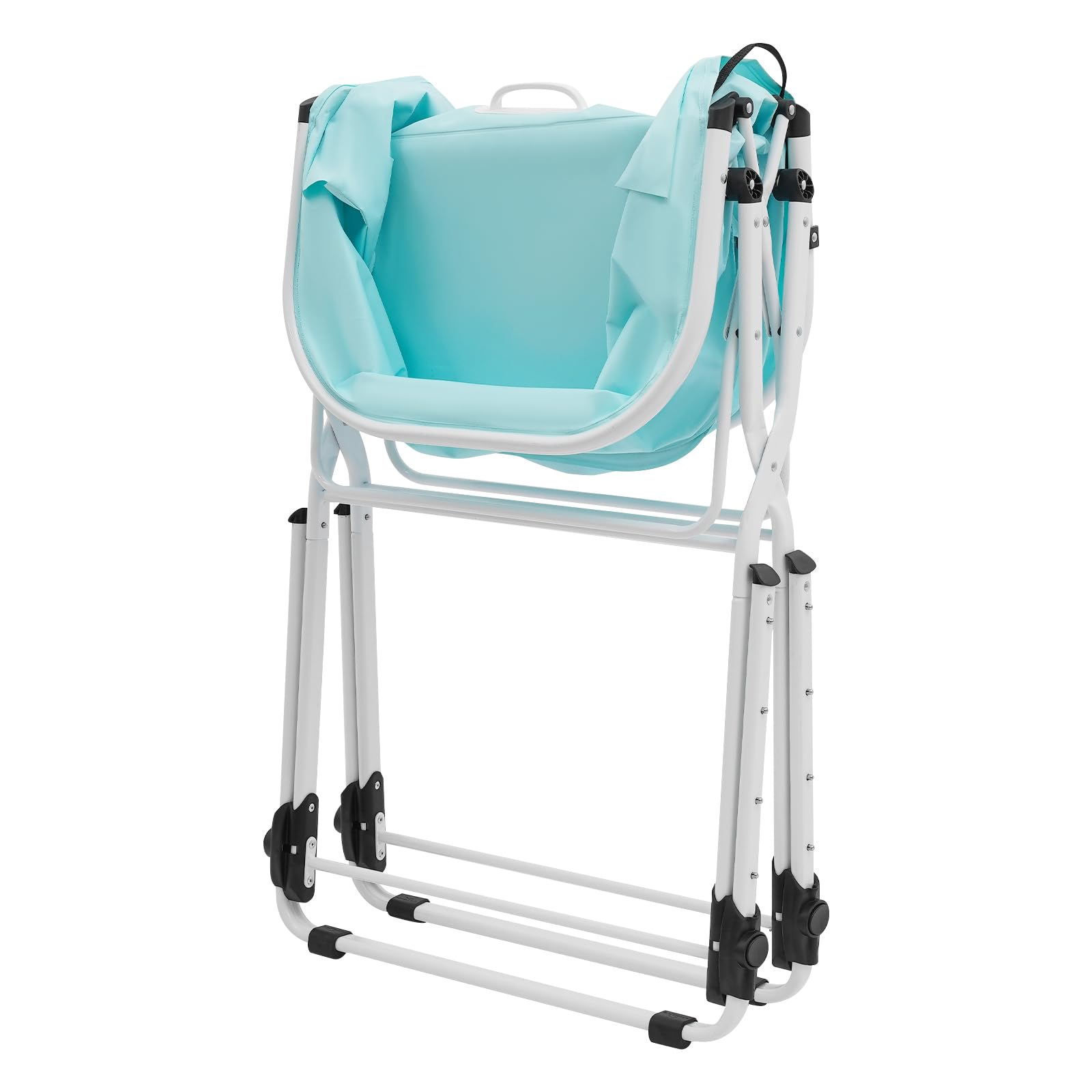 Hundebadewanne Faltbar Mit Einstellbarer Höhe (70-100cm) Für Zuhause Und Tierpflege, Tragbare Badewanne Für Bis 68 Kg Kleine Bis Mittlere Hunde Und Katzen Hundebad,Mit Ablaufschlauch Und Gürtel