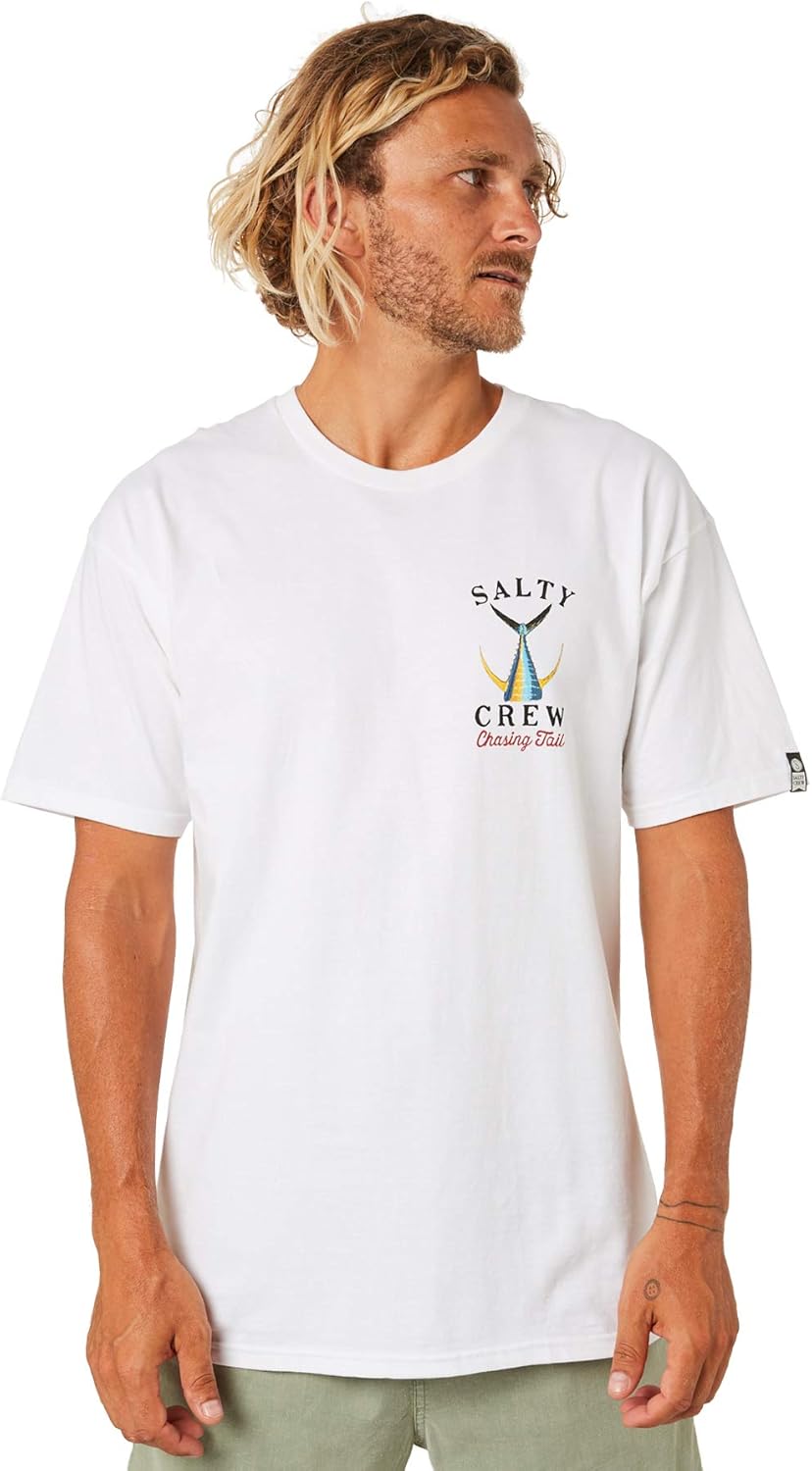 Salty Crew Tailed SS Tee - Men's Fashion Casual Short Sleeve T-Shirt Cotton - Regular Fit - Lifestyle Beach Apparel - Image 2