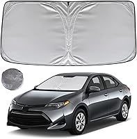 Vista 44 de KAYZT Parasol para parabrisas para Toyota Camry 2012-2017 LE XLE Hybrid SE XSE Sedan plegable, accesorios de ajuste personalizado para ventana