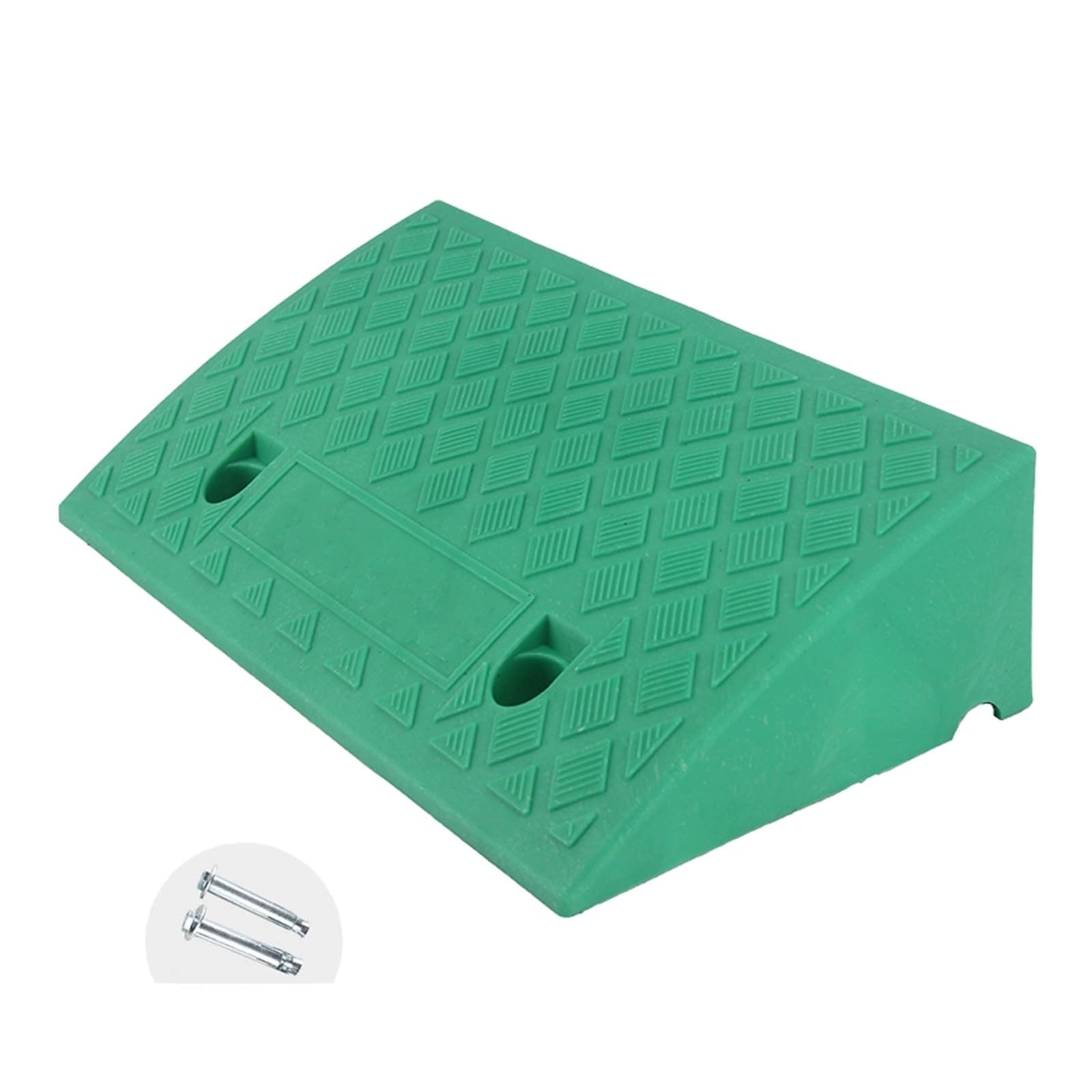 Rampe de seuil verte 11cm idéale pour faciliter l'accès des fauteuils roulants à la maison