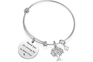 Thank You for Loving Me As Your Own Stepmother Bracelet - Mother's...