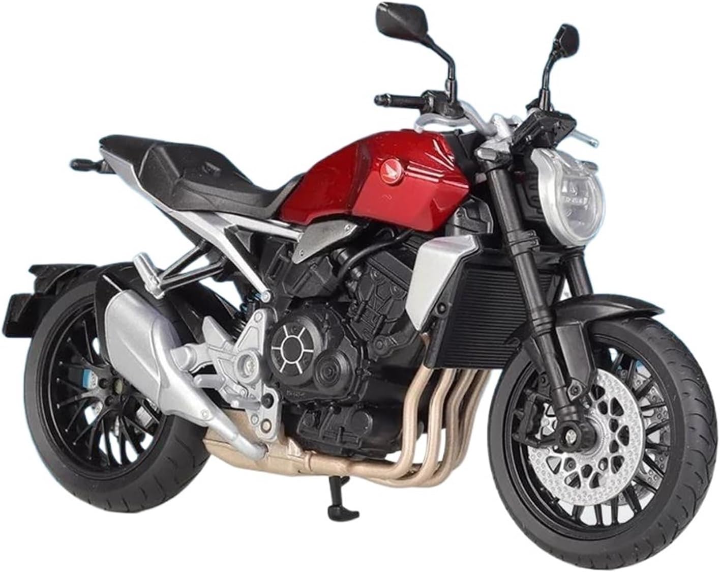 Mini Simulation Motorcycle Toys 1:12 for Honda CB1000R Alloy Simulation Racing Car Model Children's Gift Adult for Boys(Red)