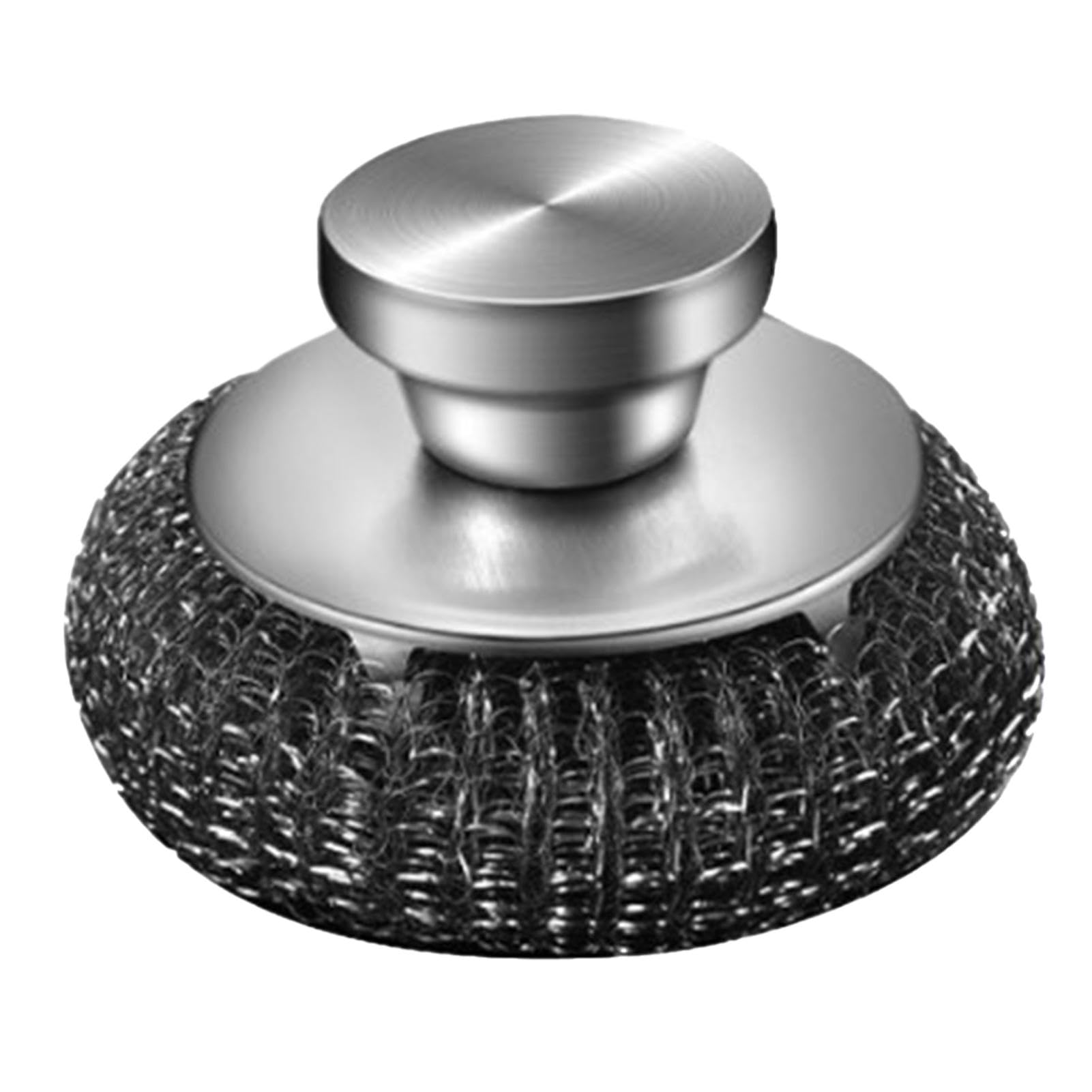 Scrubber in acciaio inox, paglietta in acciaio inox, paglietta per pentole, lavapavimenti ergonomici, scrubber in lana d'acciaio, paglietta in metallo per pentole, padelle, pentole, pentole, pentole,