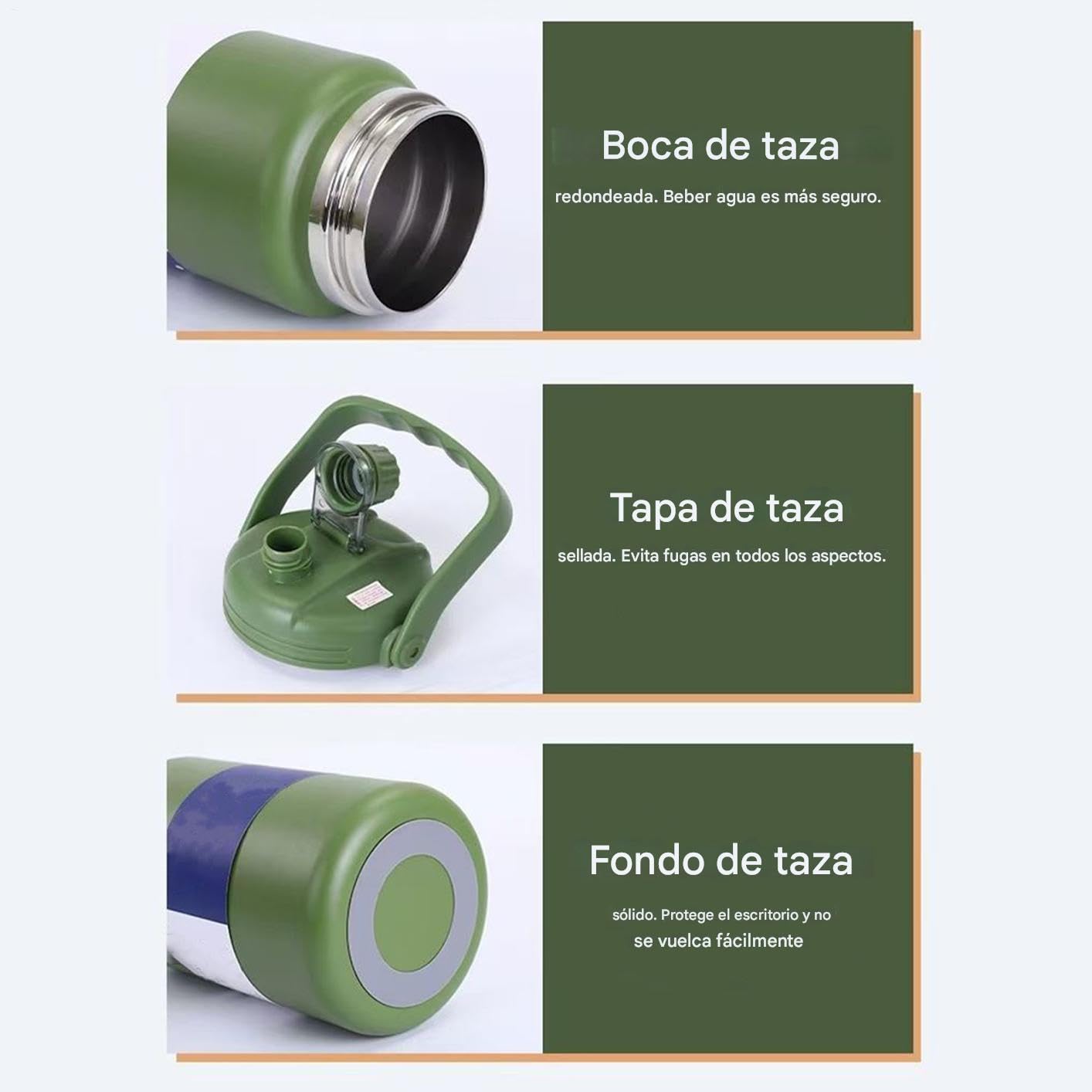 Termo para Agua Fría - Termo de Acero Inoxidable Antifugas, Deportivo Portátil 4L Para Acampada Exteriores Gimnasio Ciclismo Playa Senderismo