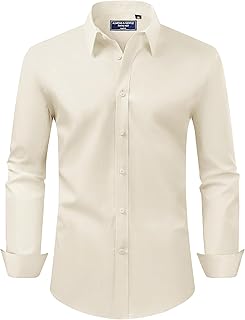 Cream Colored Dress Shirts For Men Picks collage image 2