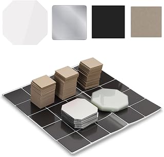 200 Sets Acrylic Magnet Materials Suitable for 2.5x2.5inch DIY Photo Fridge Magnet Supplies