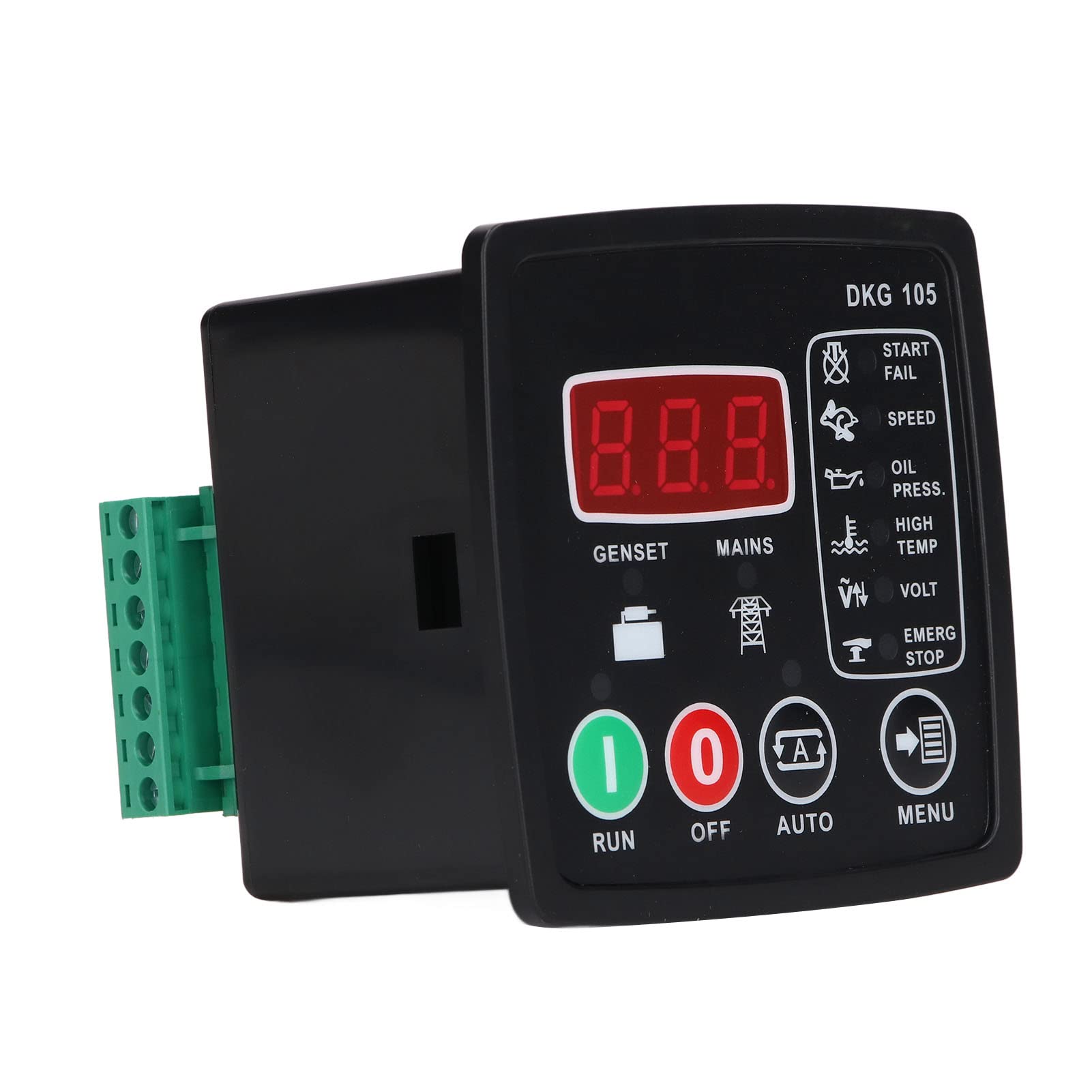Haofy Controlador de Generador Arranque y Parada Automáticos con Alarma Integrada para Motores de Gasolina Diésel - Módulo de Control de Motor para , Sistemas de Energía, Sitios de Comunicación