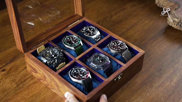 Creation India Craft Vintage houten horlogedoos voor mannen Creation India Craft Vintage houten horlogedoos voor mannen