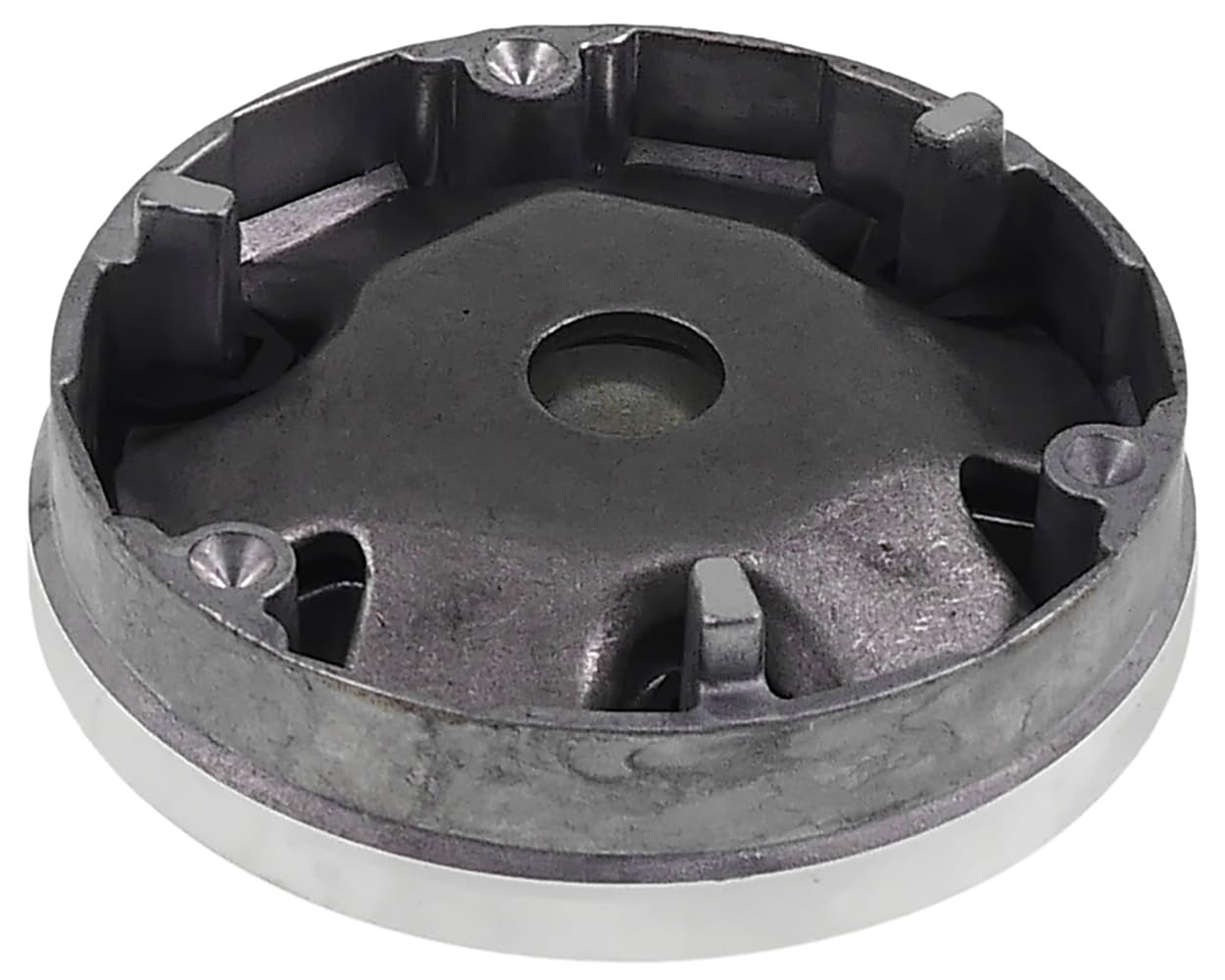 Variomatik Set GY6 50ccm 4-Takt – inkl. Riemenscheibe Keilriemen Variogewichte Lüfterrad – für Baotian Rex Benzhou Flex-Tech Explorer ATU – 10 Zoll Motor – 669x18x30
