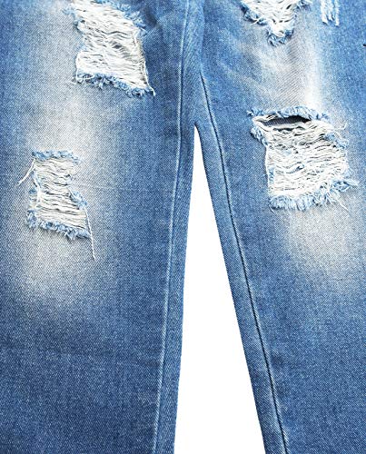 Kidscool Space Kids 5 Stars Jeans rasgado ambos os lados, Azul, 12-13 anos