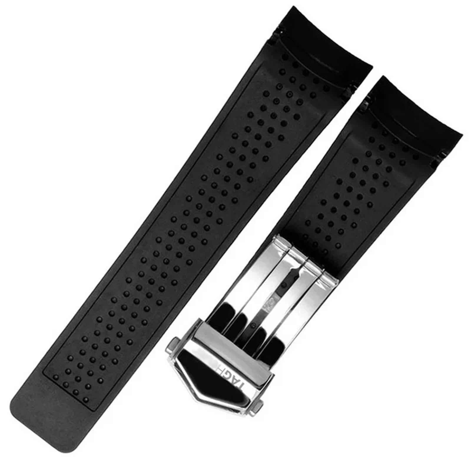 Cinturino in silicone sostitutivo per TAG HEUER Nastro traspirante Super Carlisla Racing Diving Cinturino in gomma per uomo e donna 22 24MM
