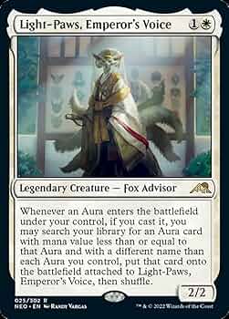マジック：ザ・ギャザリング MTG Light-Paws, Emperor's Voice Signed Amazon.com: Magic: the Gathering - Light-Paws, Emperor's