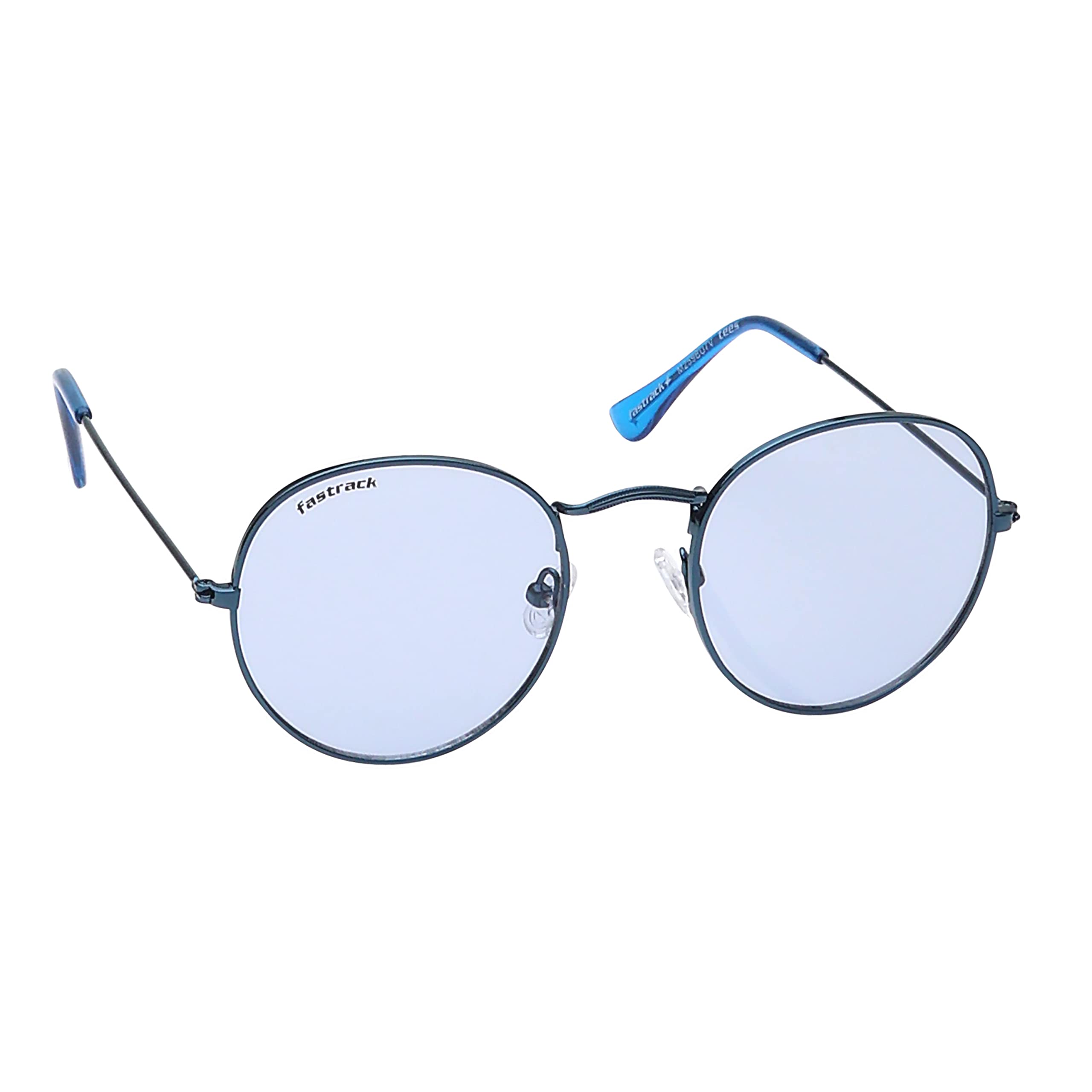 Blue Round 100% UV protected Sunglasses for Unisex-image-38