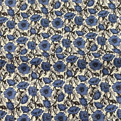 Tissu coton imprimé floral Sunflowes pour confectionner une jupe d'été