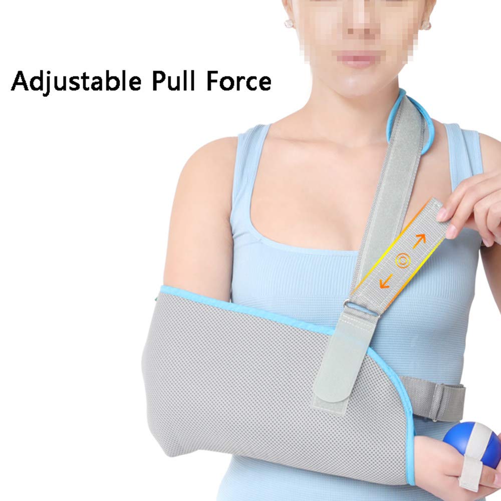 Cabestrillo para Brazo Cabestrillo para Hombro, Ligero, Transpirable Muñequera Soporte para Codo Dislocación, Fractura, Esguince, Adecuado para Adultos y Adolescentes,M