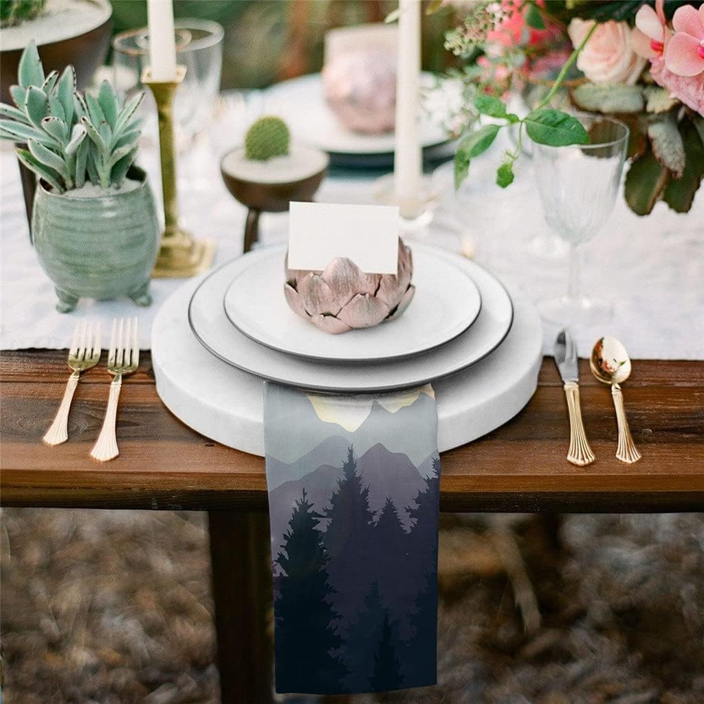 Love Cloth Napkins Set Festive Banquet Wedding Decor Tea Towel Kitchen Dinner Table(6pcs)