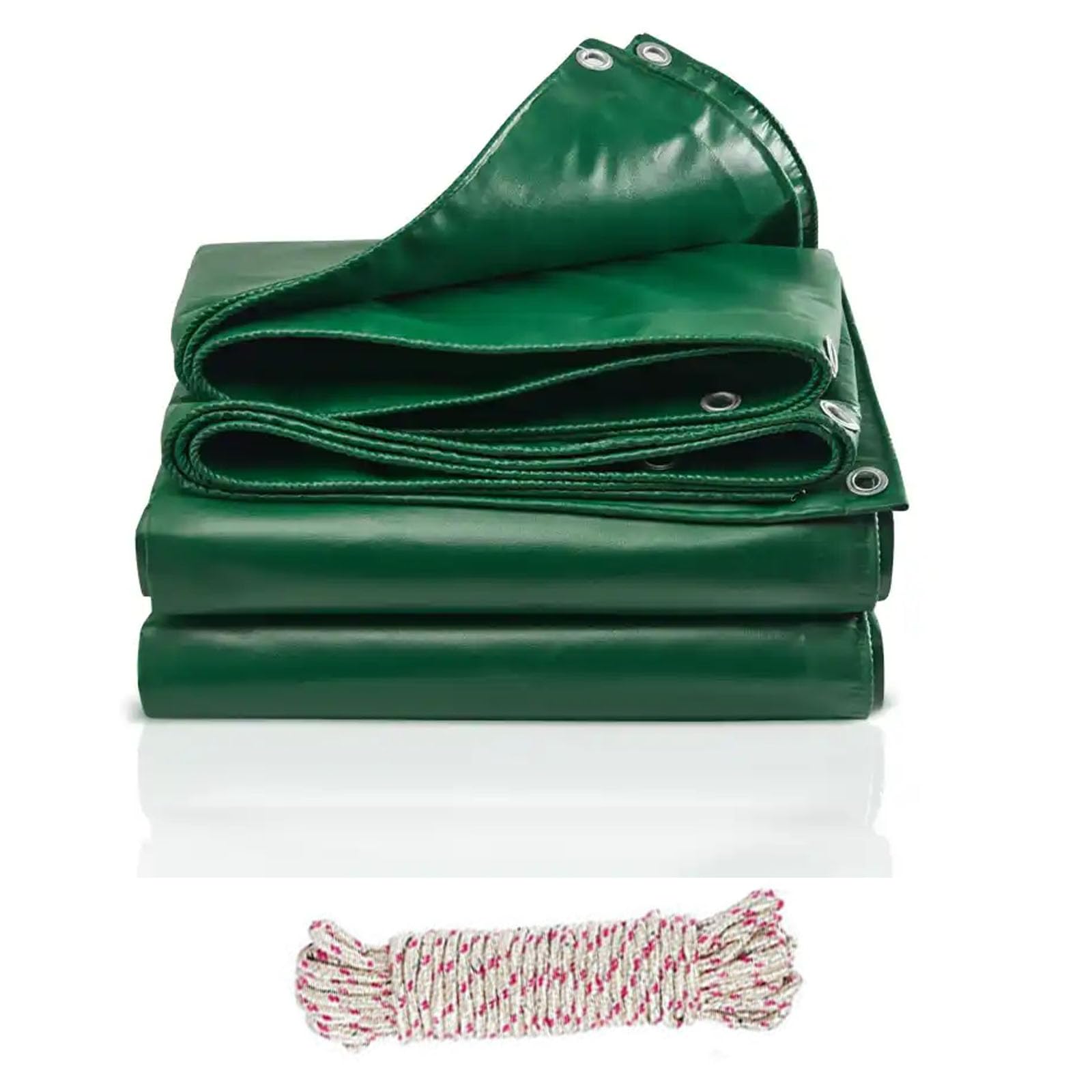 Telone Impermeabile 2x2m Con Occhielli - Pesante 450g/m², Resistente A Raggi UV E Gelo - Foto 9