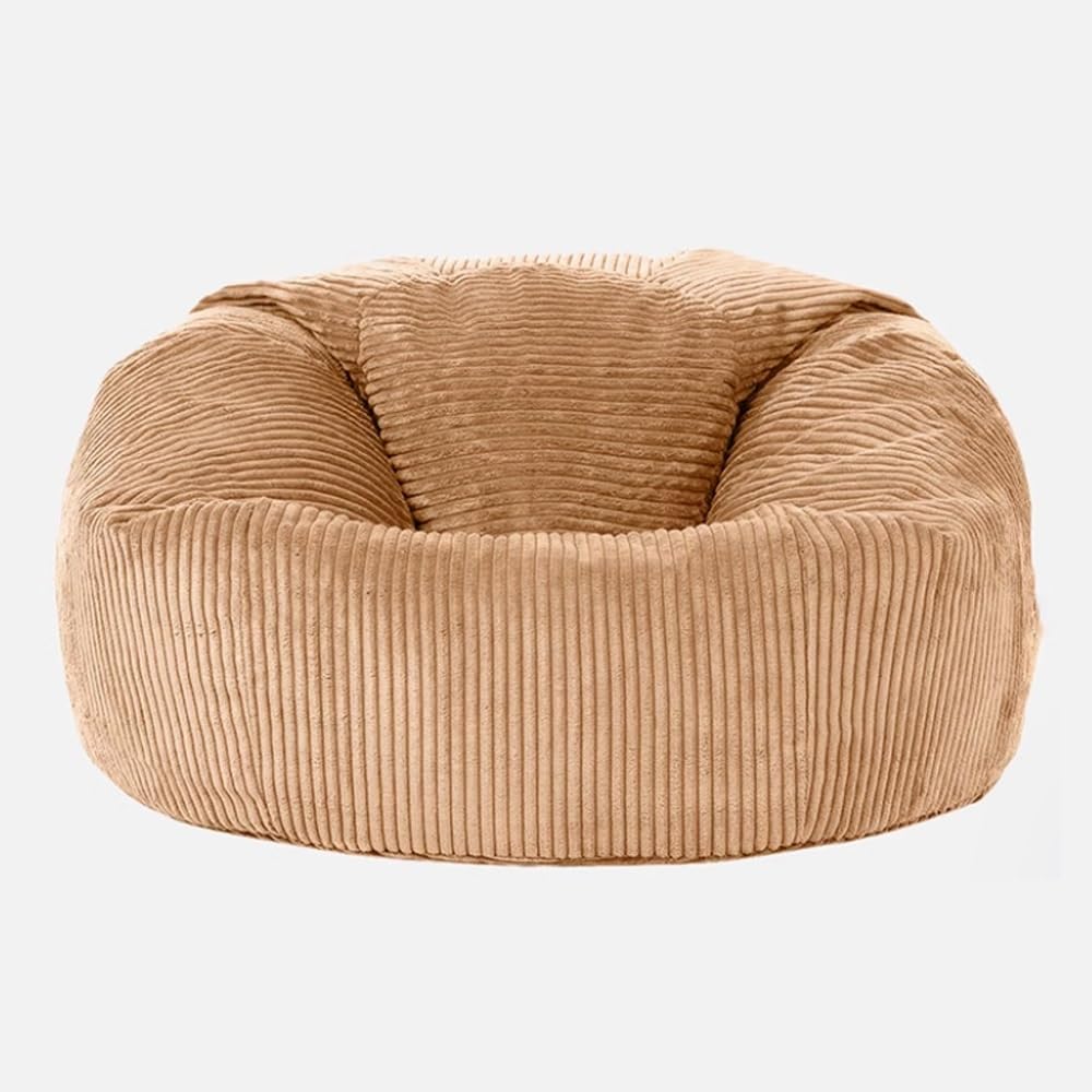 SXBCyan Corduroy Bean Bag Chair Cover Washable Soft Beanbag Cover (No Filler) Toys Bean Bag Cover Kids Stuffed Toy Organizers and Storage for Kids and Adults Soft Premium Corduroy Plush(Lavender)