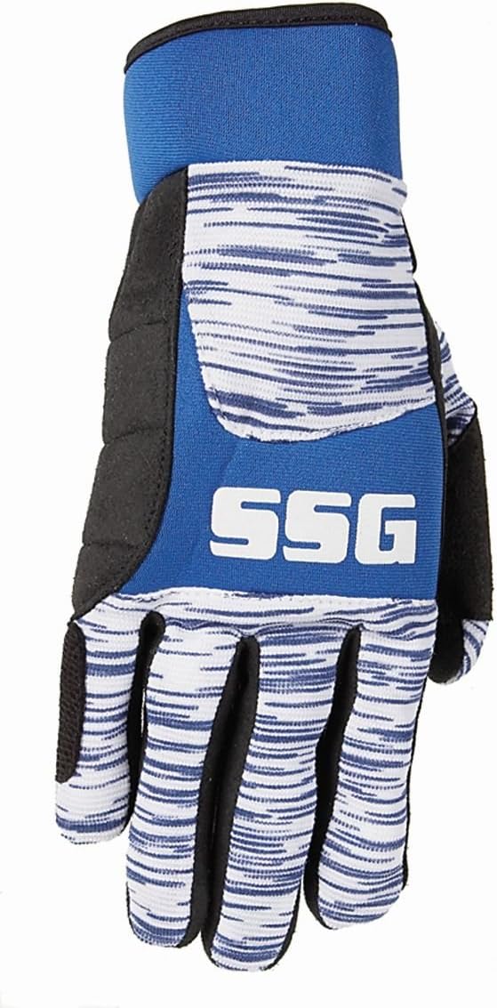 SSG Pro Team Roper Blue Streak Glove with Gel Pad Blue S