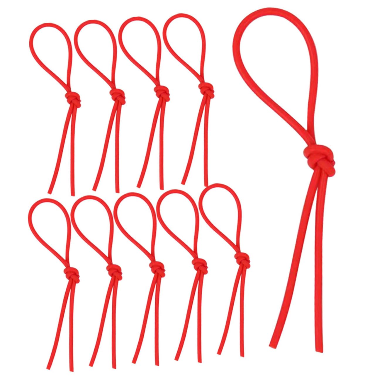 Abaodam Elastic Tube 10pcs Rubber Covers Accessories for Chinese Dulcimer Tuning