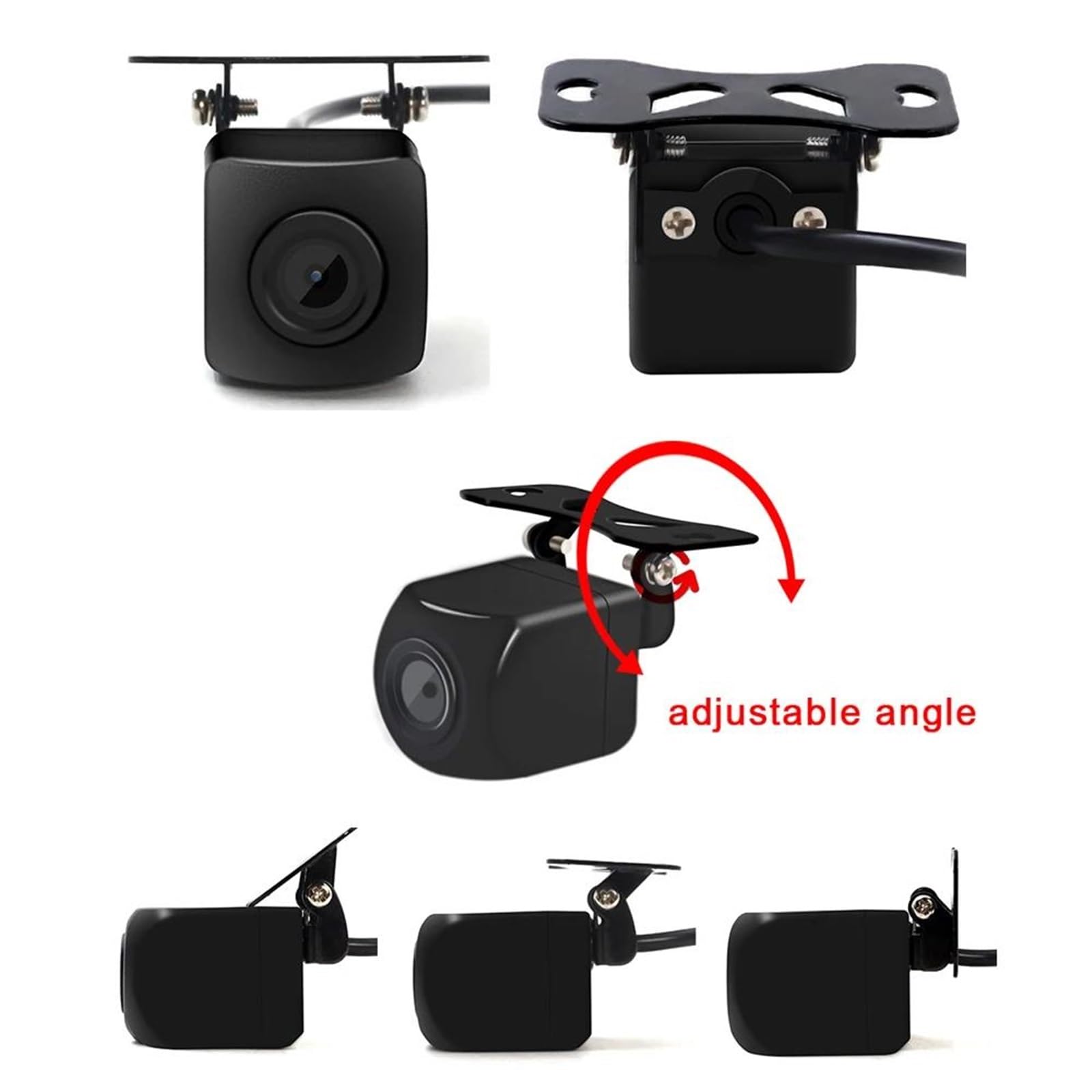 Cámara De Visión Trasera Grados Hd Cámara De Visión Trasera Universal Con Nocturna Marcha Atrás HD Resistente Al Agua Accesorios