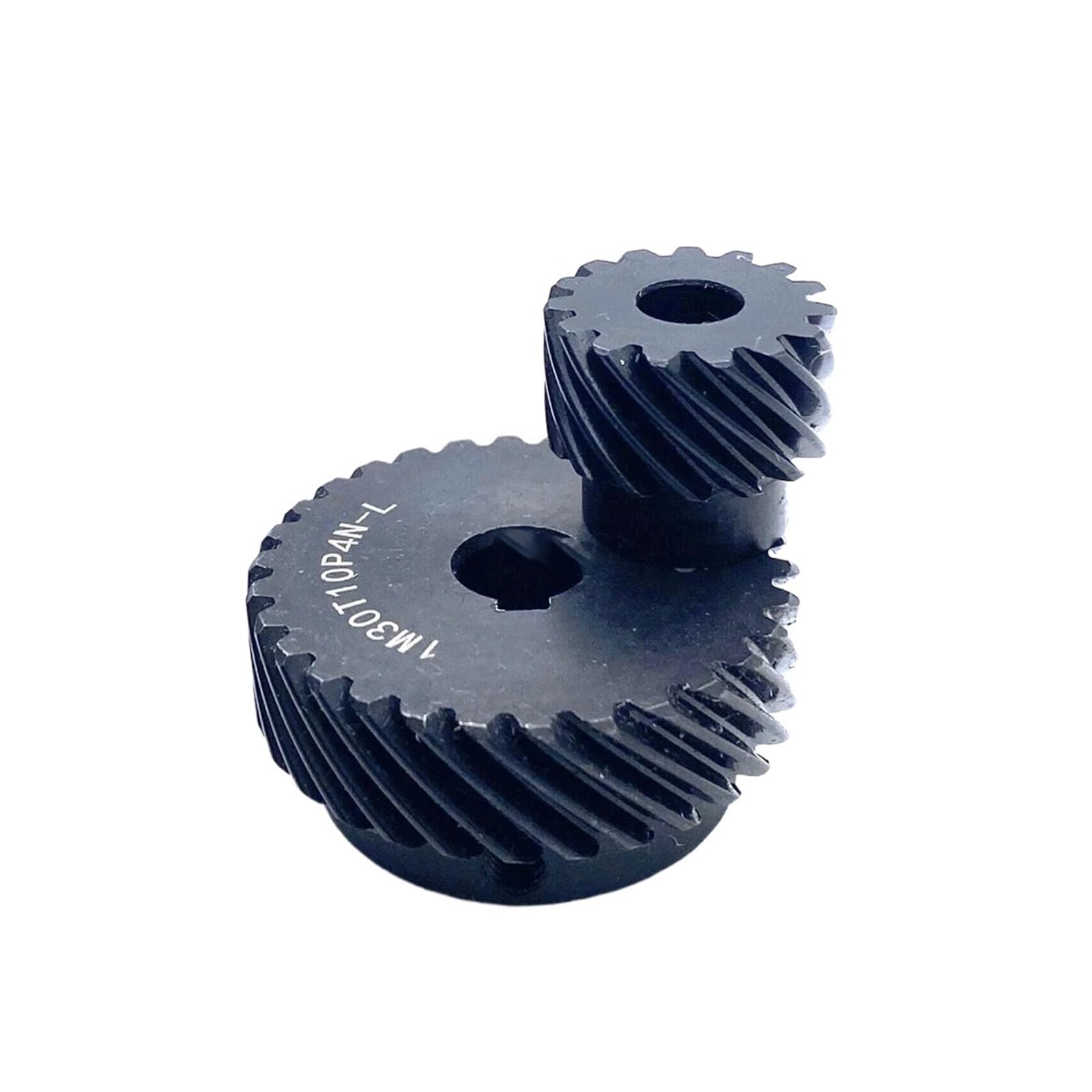 Bevel Gear Pinion Hardware Mechanical 1M 1: 2 Helical Gear 15T(Hole Diameter 7mm) +30T Gearbox Variable Speed Right Angle Corner Device Bevel Gear(30T-18MM-6x2.8)