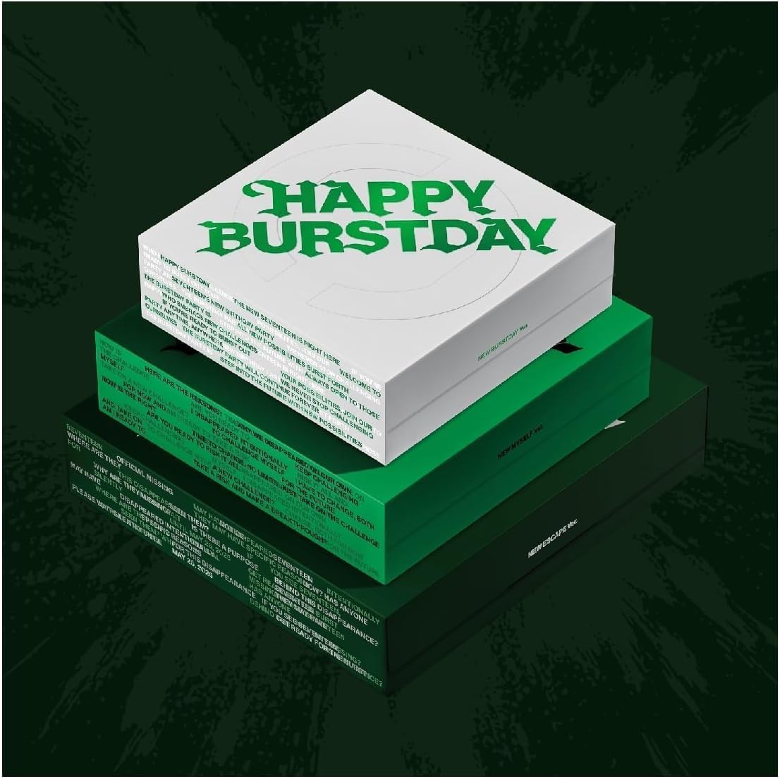 Seventeen Happy Burstday 5th Album New Escape Ver avec ses cartes photo