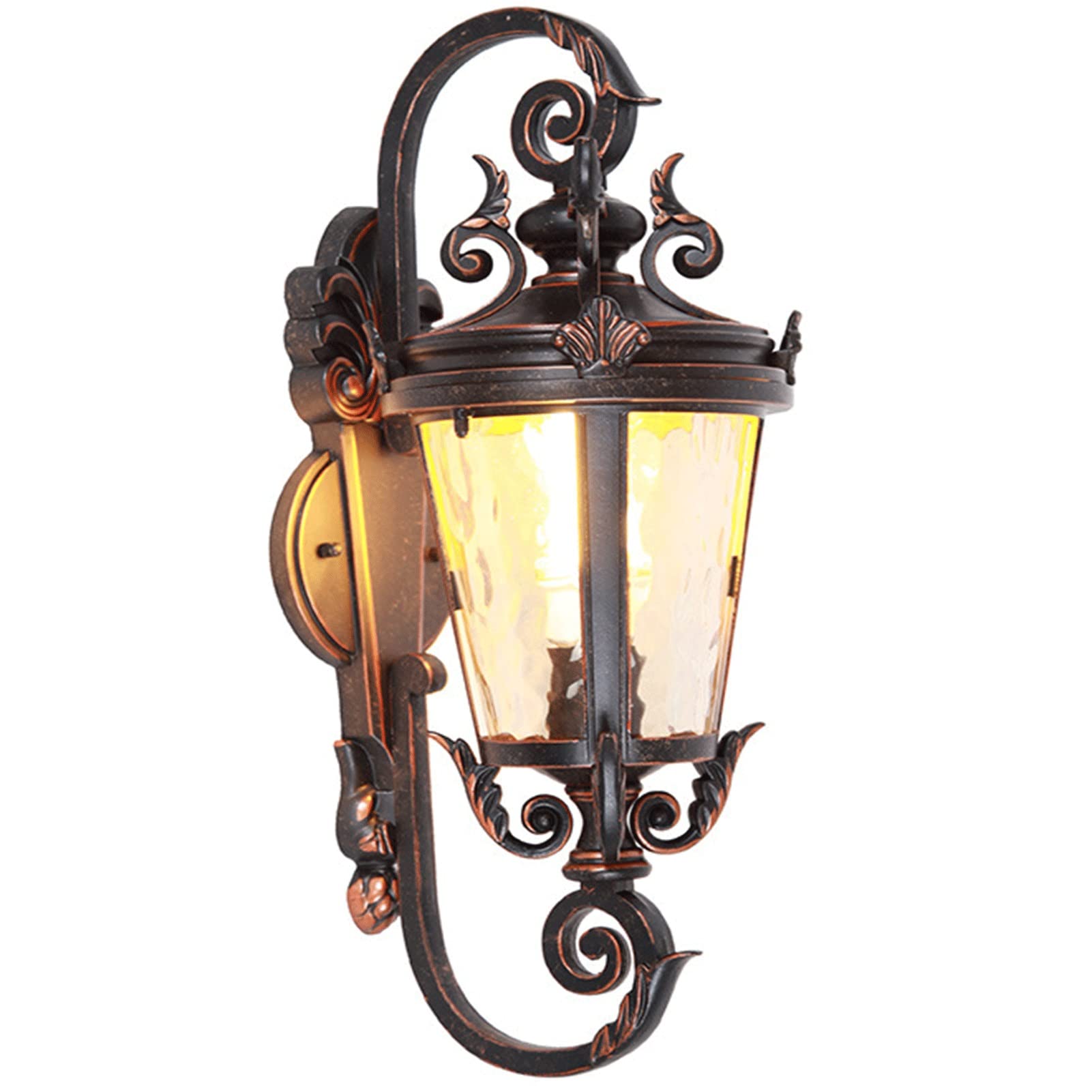 Applique extérieure de patio en verre transparent GYORI pour illuminer l'entrée de maison