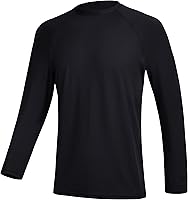 Vista 29 de Camisetas de natación de manga larga para hombres Rashguard UPF 50+ Camisa de protección solar UV Atlética Entrenamiento Correr Senderismo Camiseta