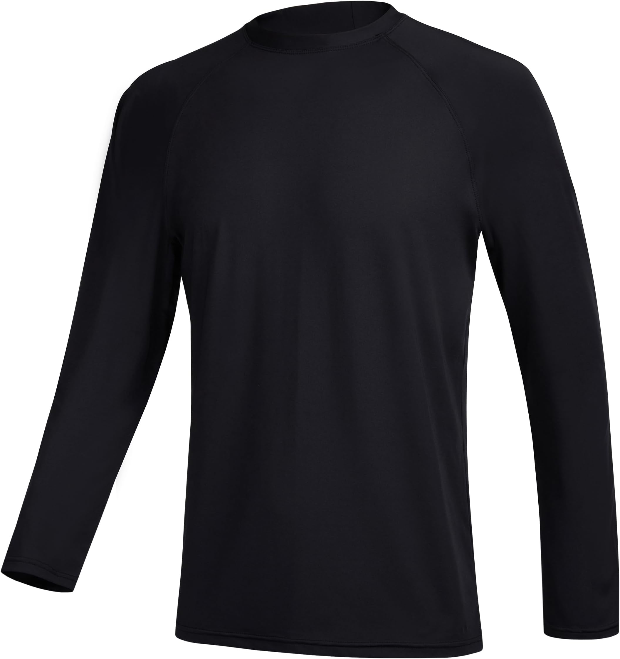 Men's Long Sleeve Swim Shirts Rashguard UPF 50+ UV Sun Protection Shirt Athletic Workout Running Hiking T-Shirt Swimwear