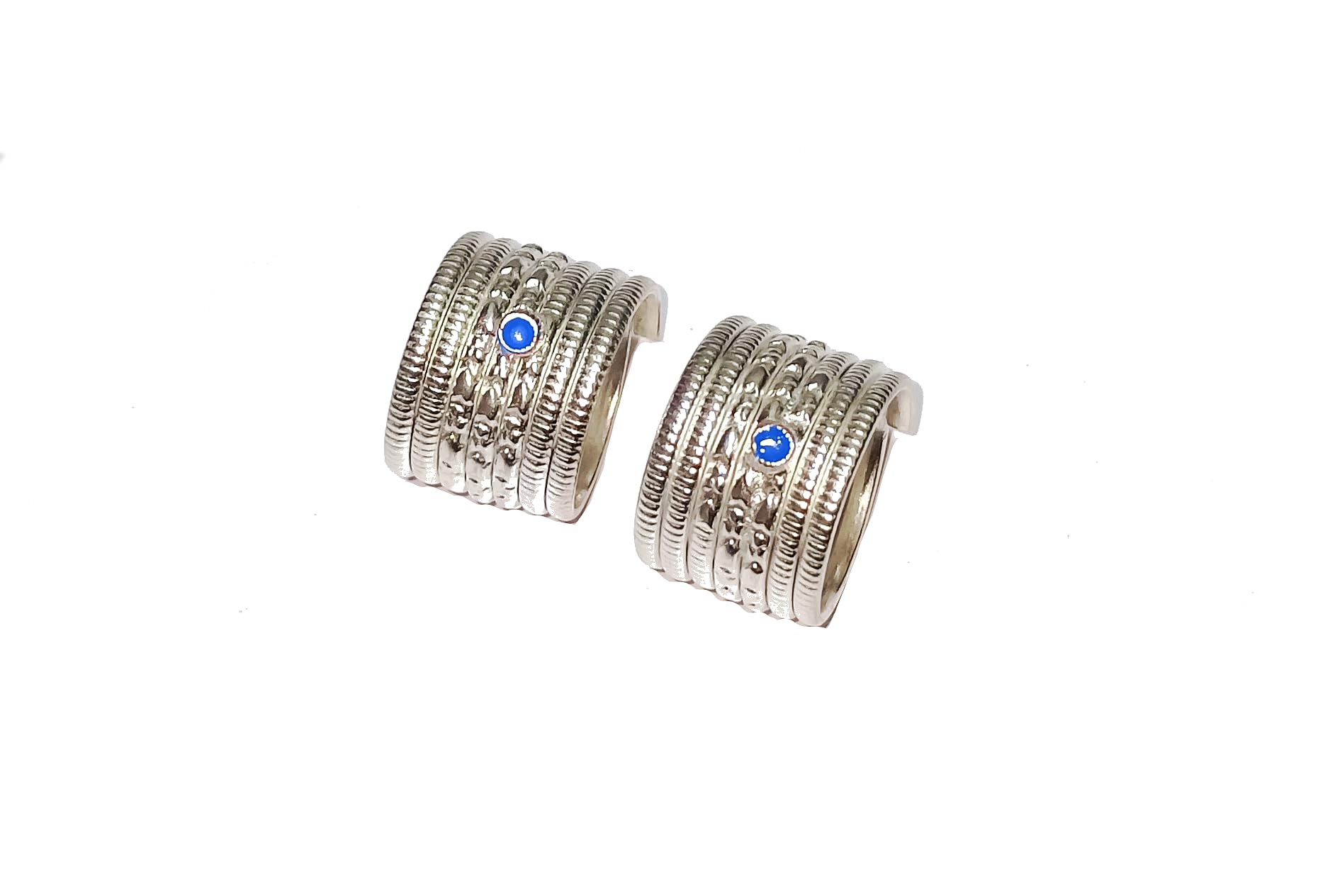 Adhira's Silver Adjustable Daily Used Toe Rings/bichiya/jodavi For Womens(SILVER184 1 pair)-image-42