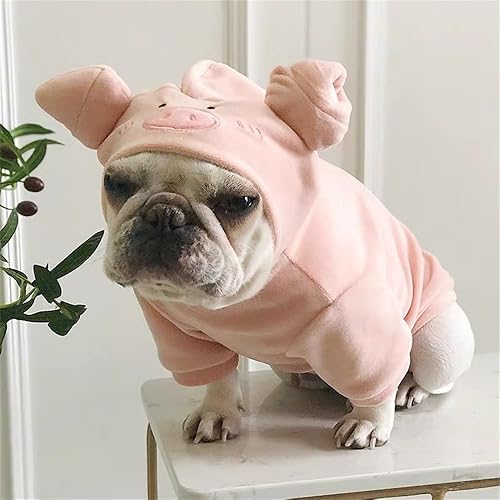 Miniatura 2 de zhendehenziyou Suéter de invierno para perros, gatos, mascotas, cachorros, ropa de cerdo, cerdo, cerdo, cerdo, cerdo, disfraz de porcino para