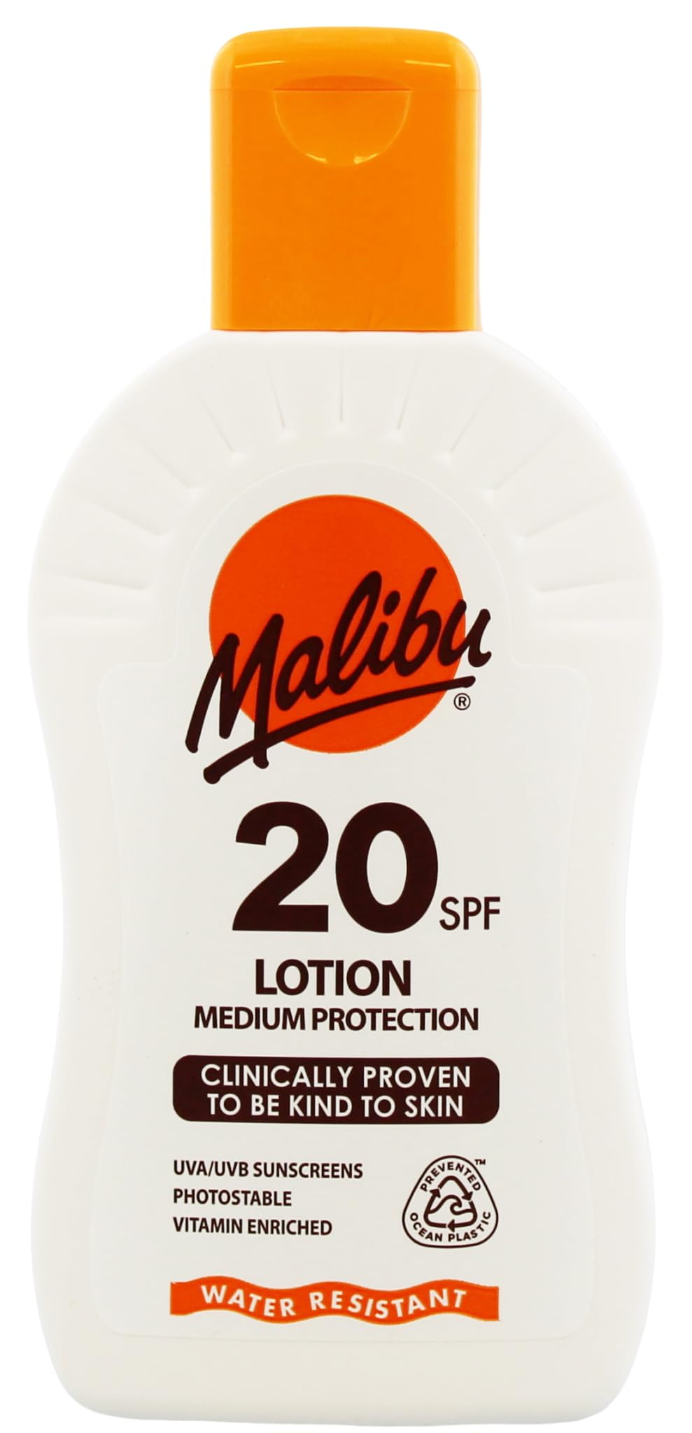 Sun SPF 20 Sun Lotion, Moisturising Sunscreen for Body, Lightweight Hydrating Sun Cream, Water Resistant, Vitamin Enriched, 200ml