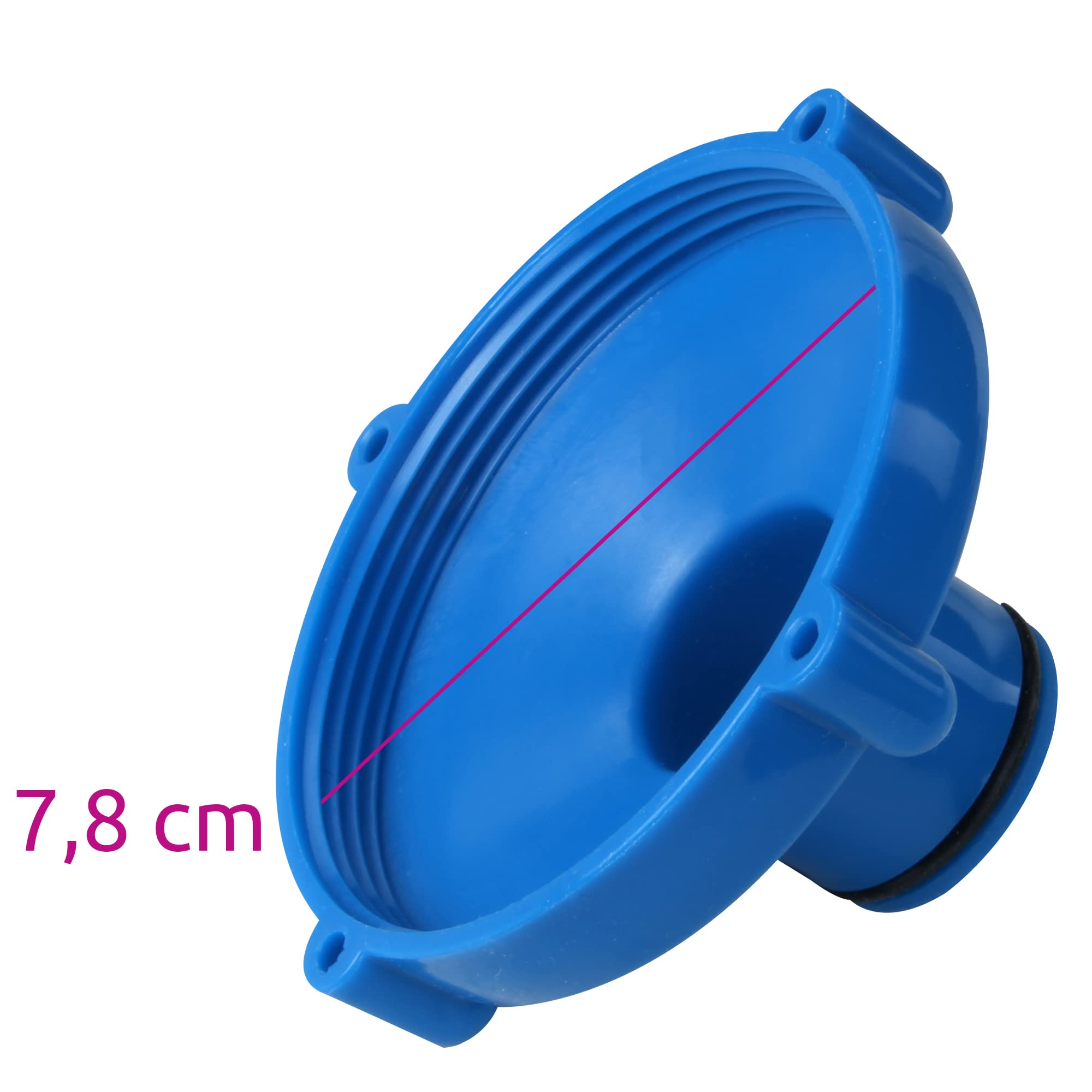 your GEAR Skimmer Duo - Pool Einhängeskimmer Oberflächenskimmer für alle Becken mit Luftring oder Stahlrahmen geeignet - inklusive Schraub-Adapter für Intex Pools