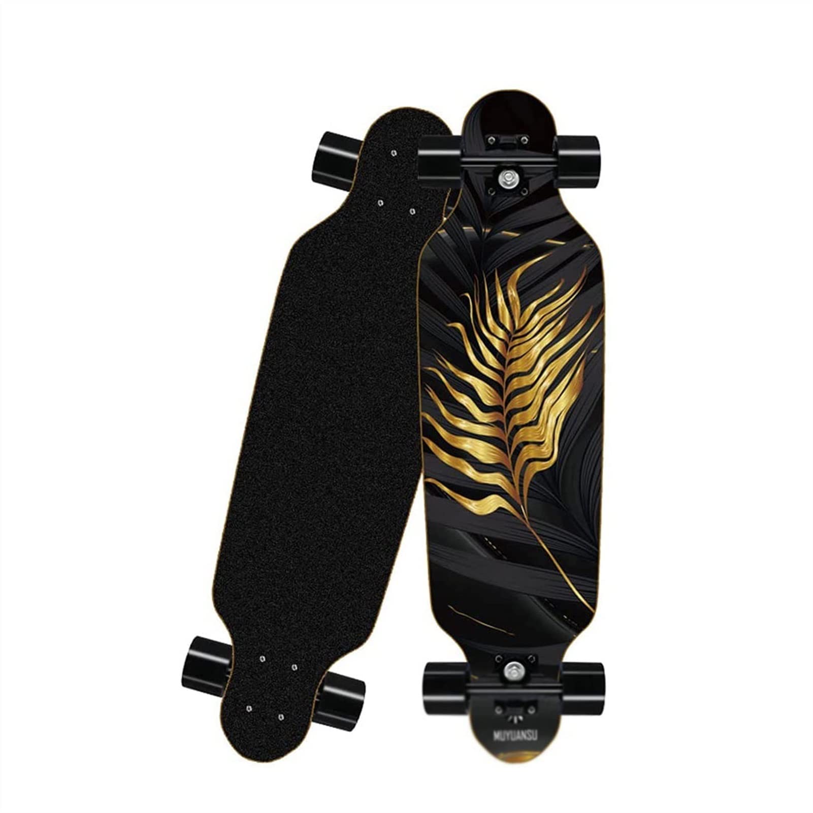 Skateboards for Beginners 31 Inch Complete Skateboard for Kids Teens Adults 7 Layer Canadian Maple Double Kick Deck