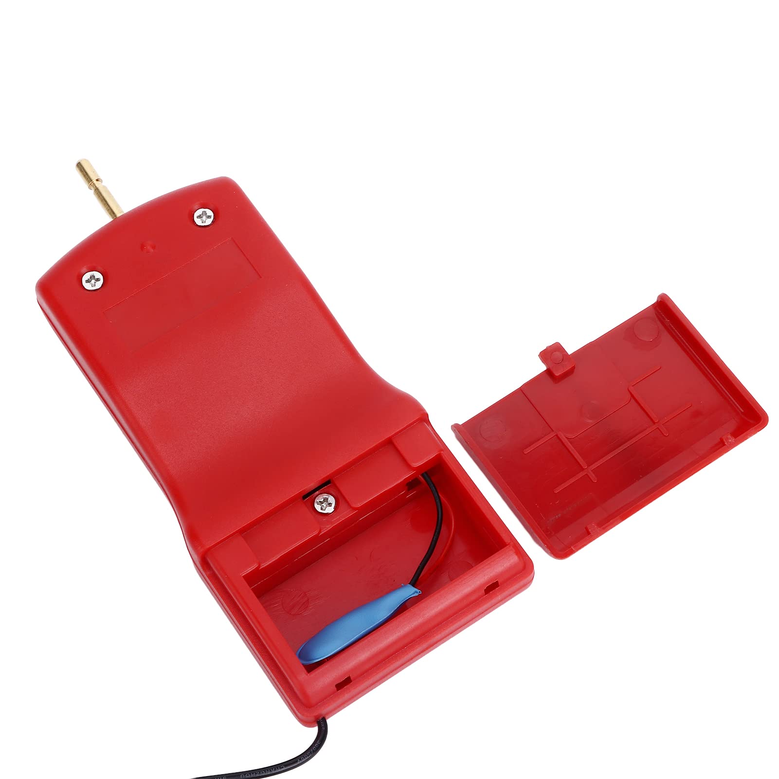 Tester di Tensione per Recinto Elettrico LCD Voltmetro Digitale per Recinto Elettrico Portatile 15KV per Giardino Agricolo(Rosso)