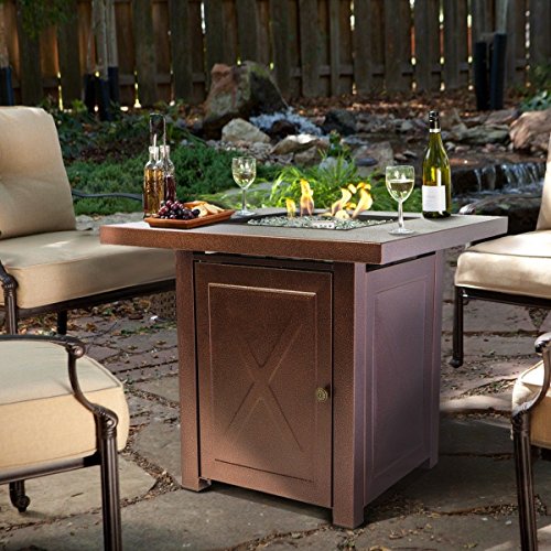 Buy COLIBROXOutdoor Fire Pit Table Furniture Patio Deck Backyard