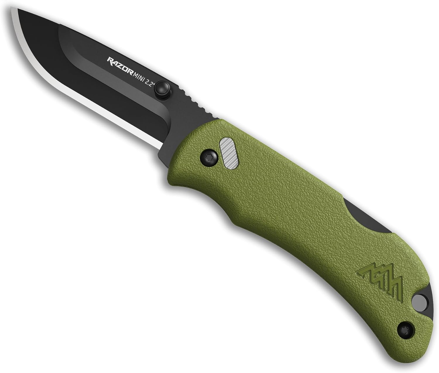 Outdoor Edge Razor Mini Folding Pocket Knife - Compact 2.2" EDC with RazorSafe Replaceable Blades - Perfect Small Everyday Carry - Includes 2 Replaceable Drop Point Blades - Great Gift for Women