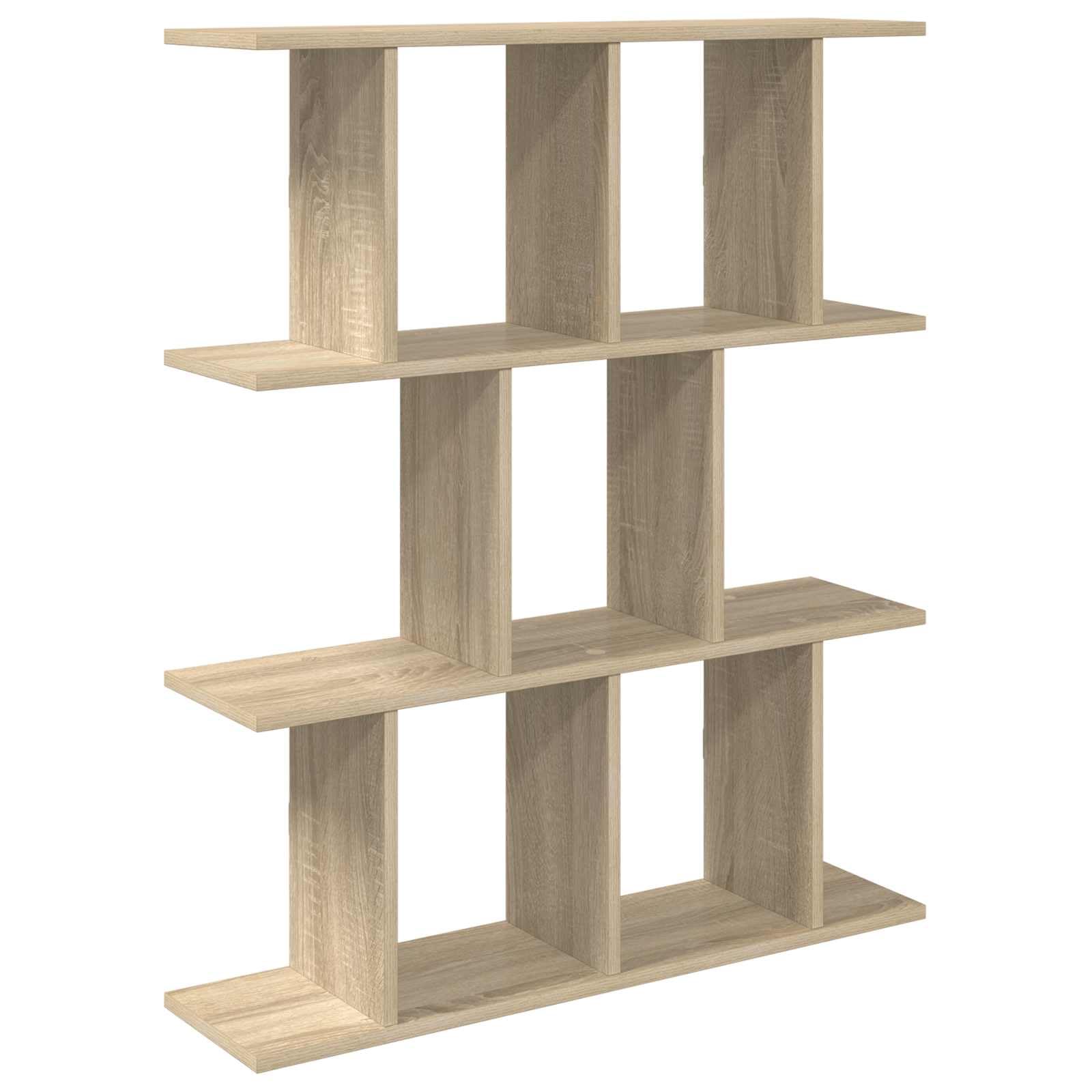 Estantería de pared (madera de roble, 80 x 20 x 96 cm)