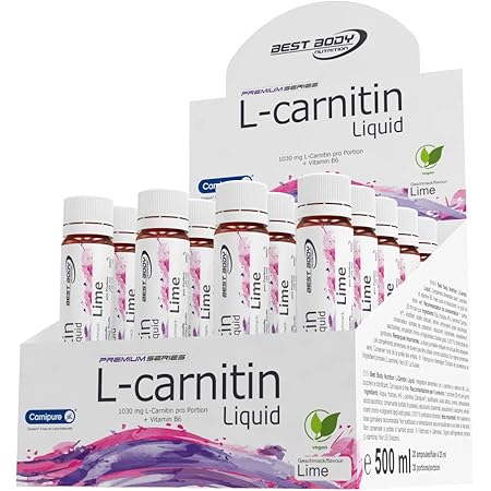 Best Body Nutrition L Carnitin Mit Carnipure Lime Ampullen A 25 Ml 500 Ml Amazon De Drogerie Korperpflege