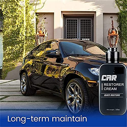 Alfideo Gerenoveerde Coating Pasta Onderhoud Agent, Auto Restorer Cream, Auto Leather & Plastic Refurbishment Paste, Refurbishment Repair Agent, Wasbaar Vernieuwen Veroudering Plastic en Lederen Oppervlak (3 stuks) - Image 7