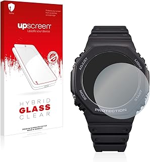 upscreen Screen Protector Film compatible with Casio G-Shock GA-B2100-9H Glass Protection, Extreme Scratch Resistant