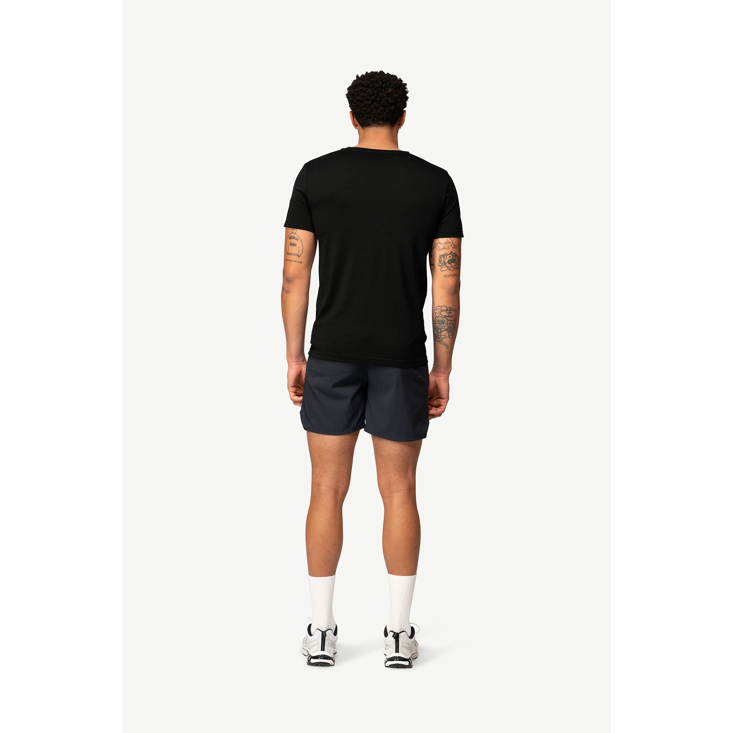 Devold Classic Tee Man - Herren Merino-Shirt - Black - XXL