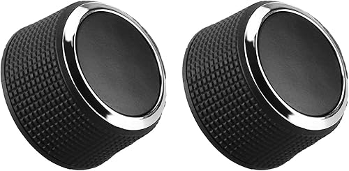oAutoSjy 2 perillas de control de volumen de audio de radio trasera, sintonizador de dial, botones estéreo de repuesto para Buick Enclave 2009-2017