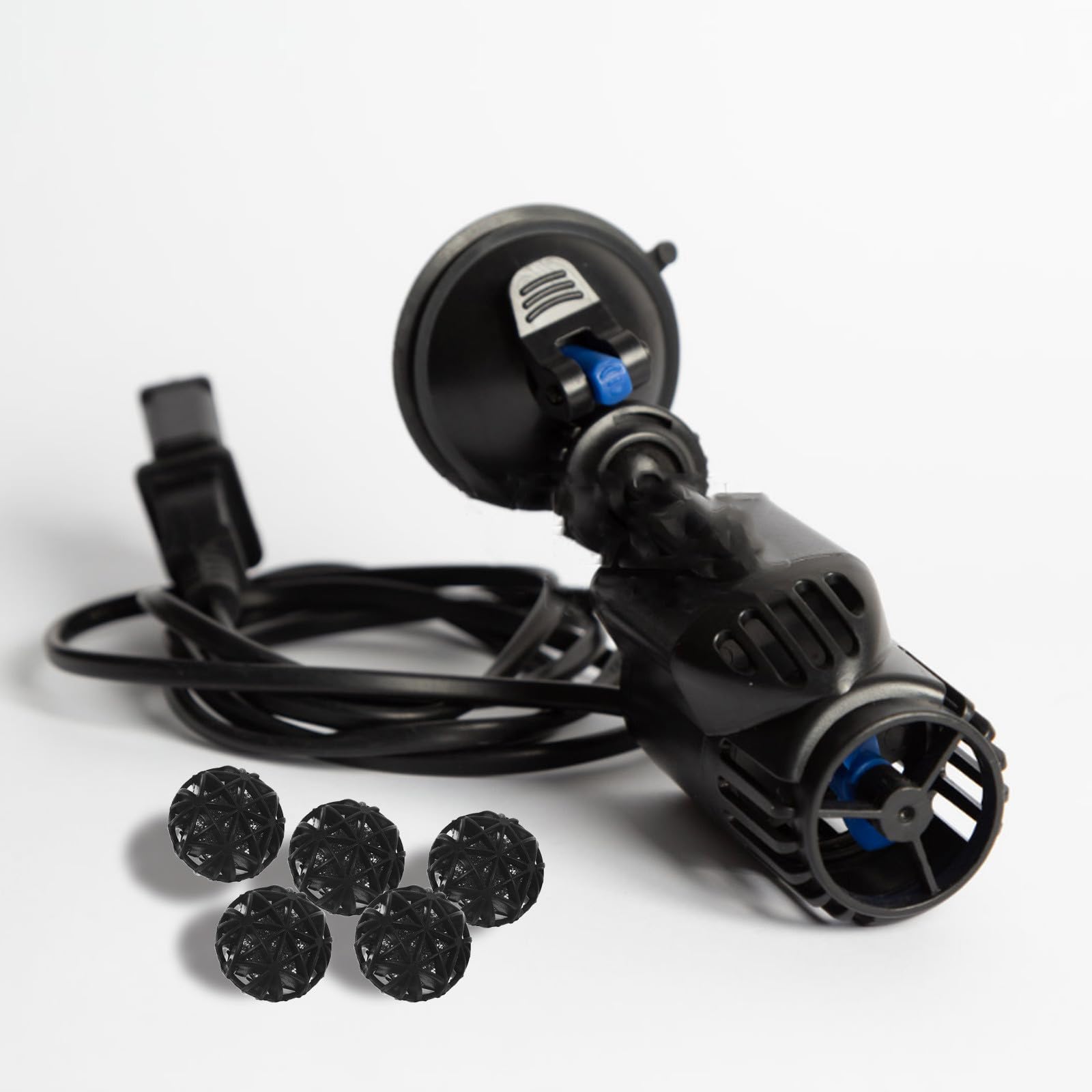 HANABASS 200 Unidades Esferas Biológicas para Acuario 26 Mm Negras, Material Filtrante para Peceras, Filtro Biológico para Tanque de Agua y Salada, Limpieza y Oxigenación