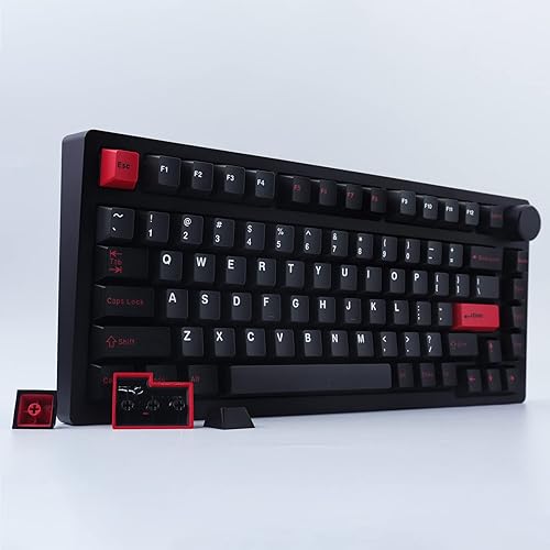 Miniatura 5 de Hyekit Teclas de 172 teclas personalizadas, juego de teclas ABS de doble disparo, perfil de cereza de 6.25u, 7U, para interruptores Cherry Gateron