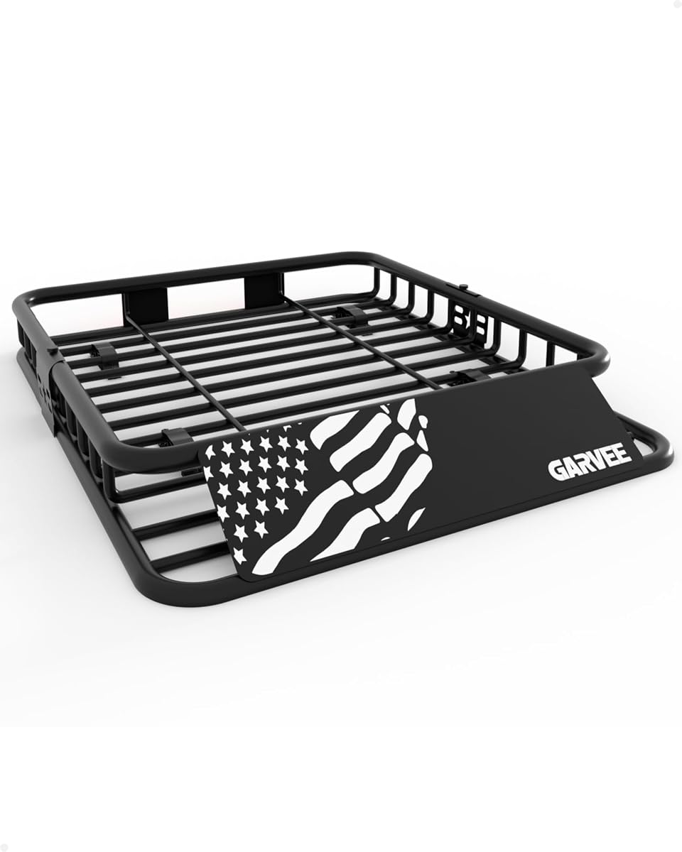 51" x 36" Universal Roof Rack Cargo Carrier Basket | 200 LBS Capacity Rooftop Cargo Rack, Car Top Luggage Holder Basket Heavy Duty for Cars, SUVs, Trucks