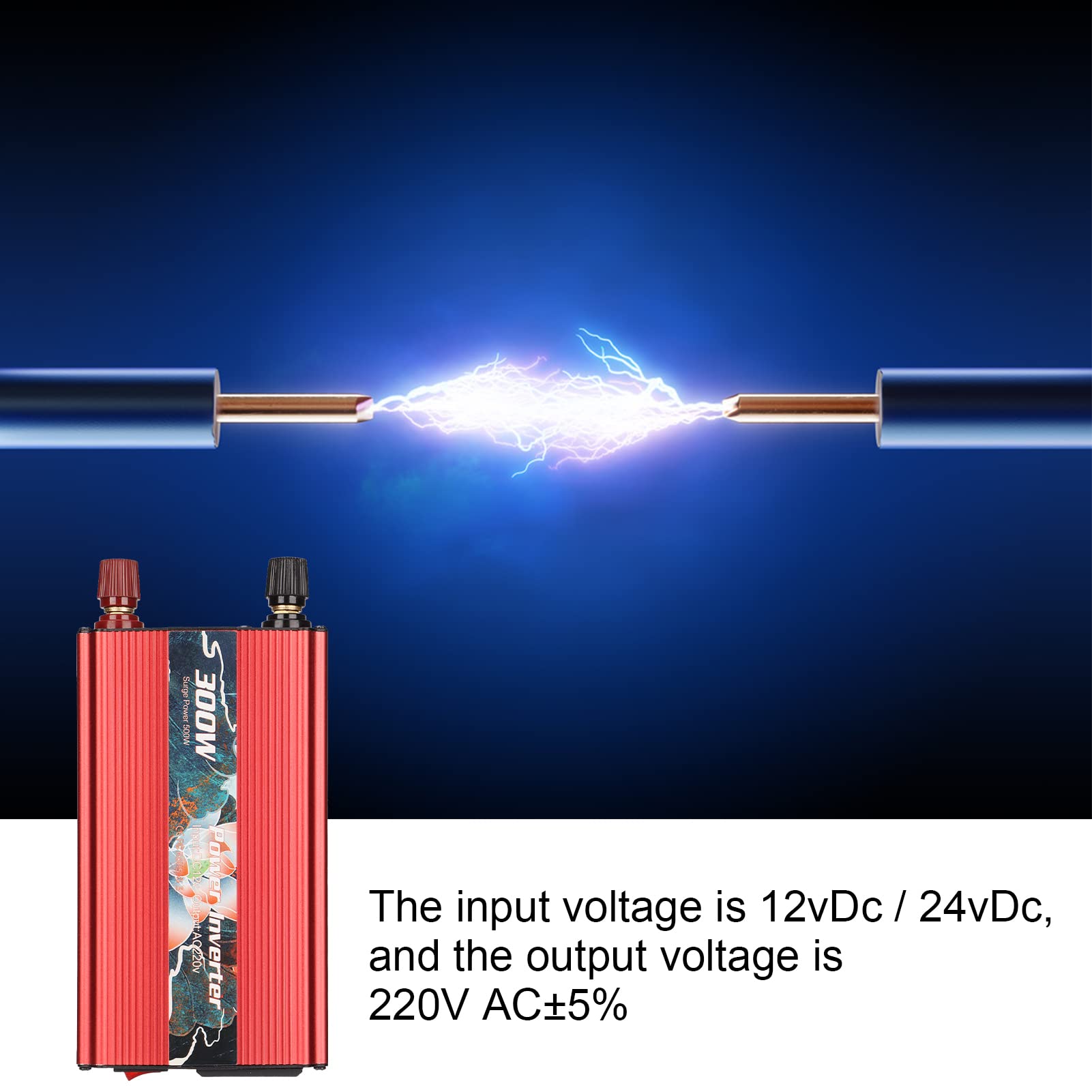 Inwerter 12 V Lekki Adapter Odcinający o Mocy 300 W Przy Niskim Napięciu Przepięciowym do Wycieczek Drogowych i Kamperów