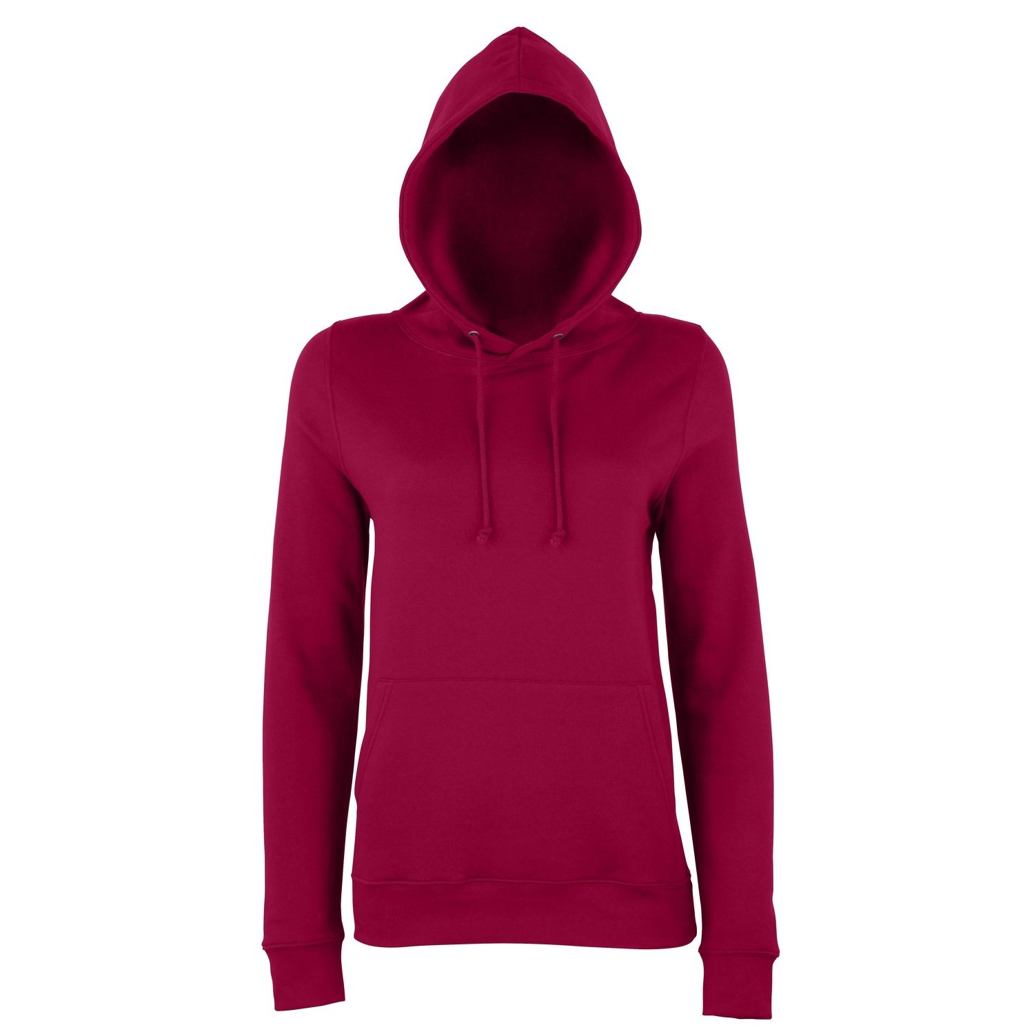 AWDis Women's Girlie College Hoodie, Red (Burgundy), 12 (Manufacturer Size:Medium)