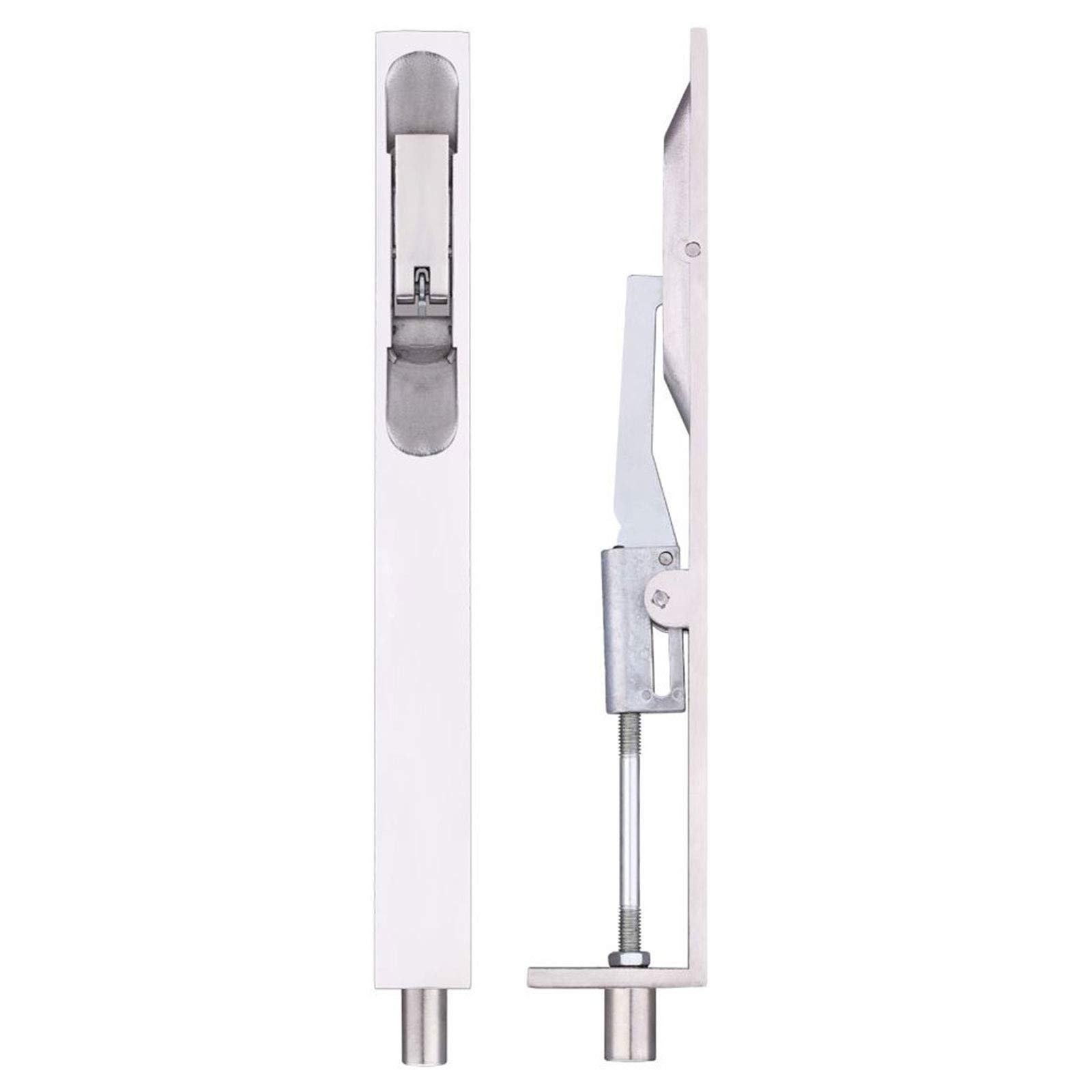 Lever Action Flush Bolt - 20mm x 200mm - Polished Stainless
